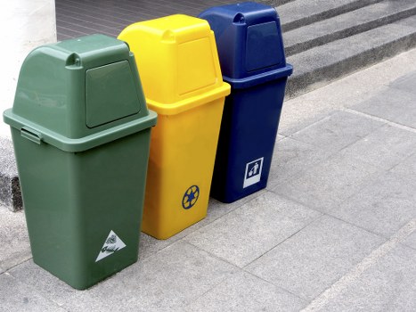 Recycling facilities handling waste in Central London